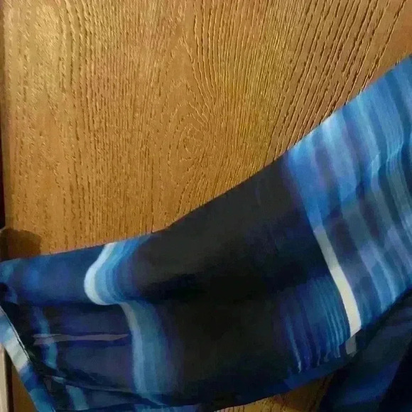 Blue, Sheer airy chiffon, blouse - Picture 7 of 10